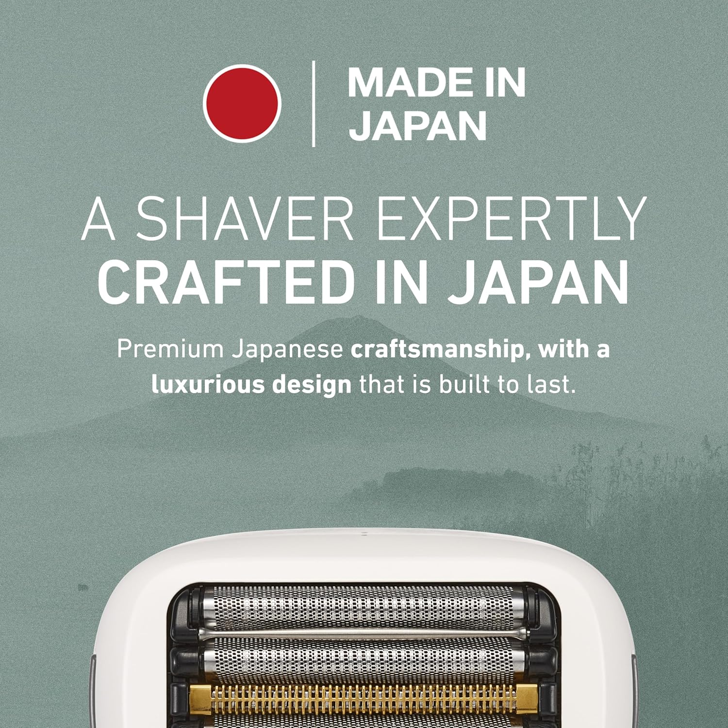 Panasonic ARC5 Palm-Sized Foil Shaver for Men, Powerful Travel Electric Razor, USB-C Charge Wet/Dry, Easy Clean Luxury Japanese 5-Blade, Smooth & Precise Cut w/Smart Sensor (Natural Sea Stone)