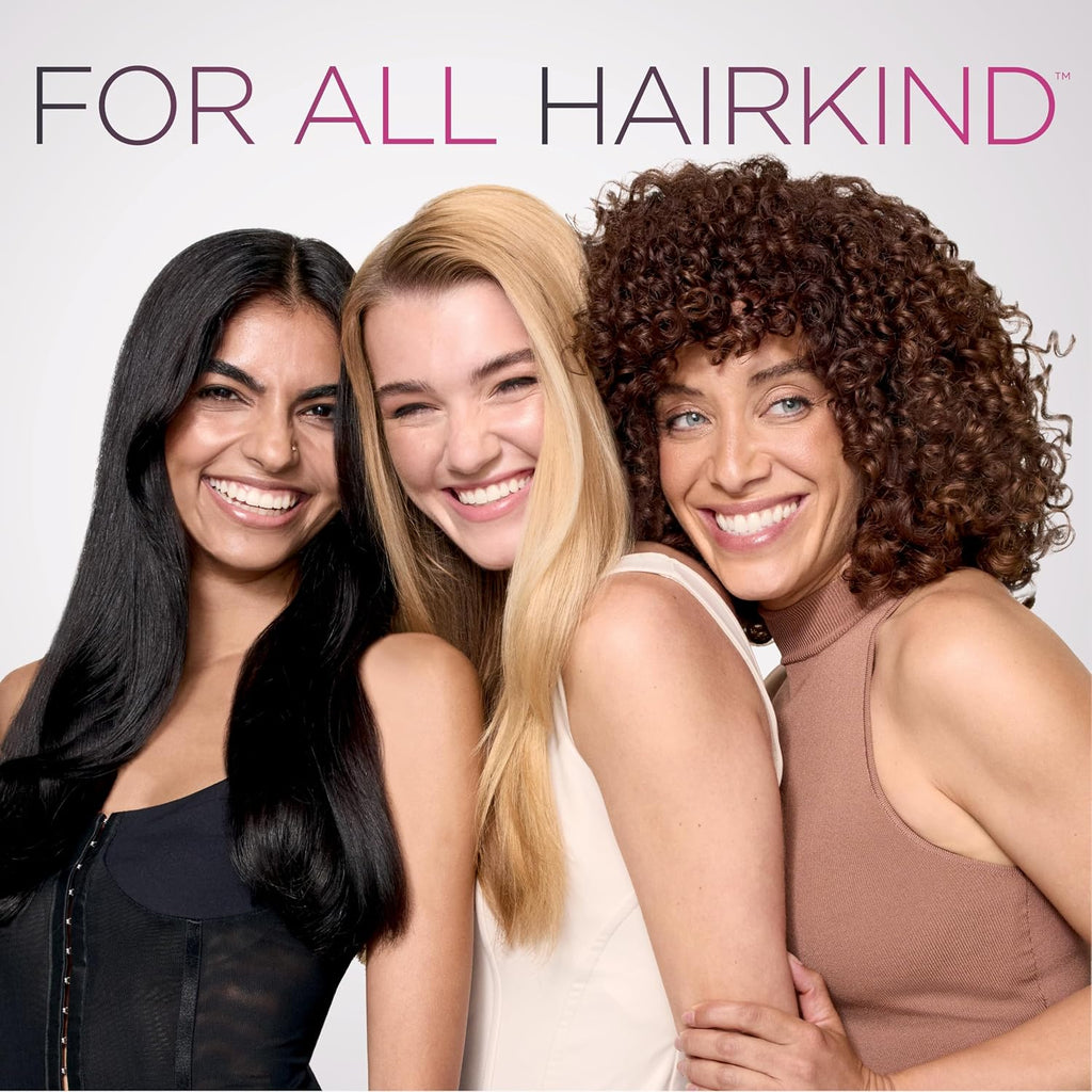 Shark FlexFusion Hair Dryer with Fusion Hair Brush, Diffuser, Ceramic Air Styler with Auto-Wrap Hair Curlers, Ceramic Plates, Metallic Mist HD642