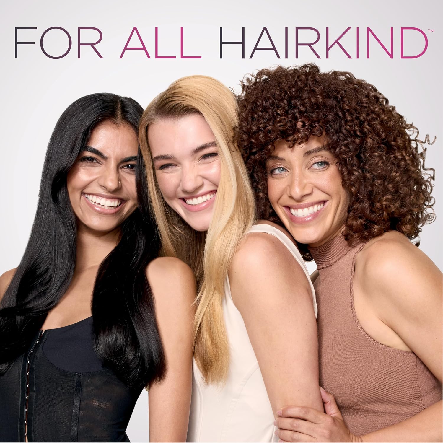 Shark FlexFusion Hair Dryer with Fusion Hair Brush, Diffuser, Ceramic Air Styler with Auto-Wrap Hair Curlers, Ceramic Plates, Metallic Mist HD642