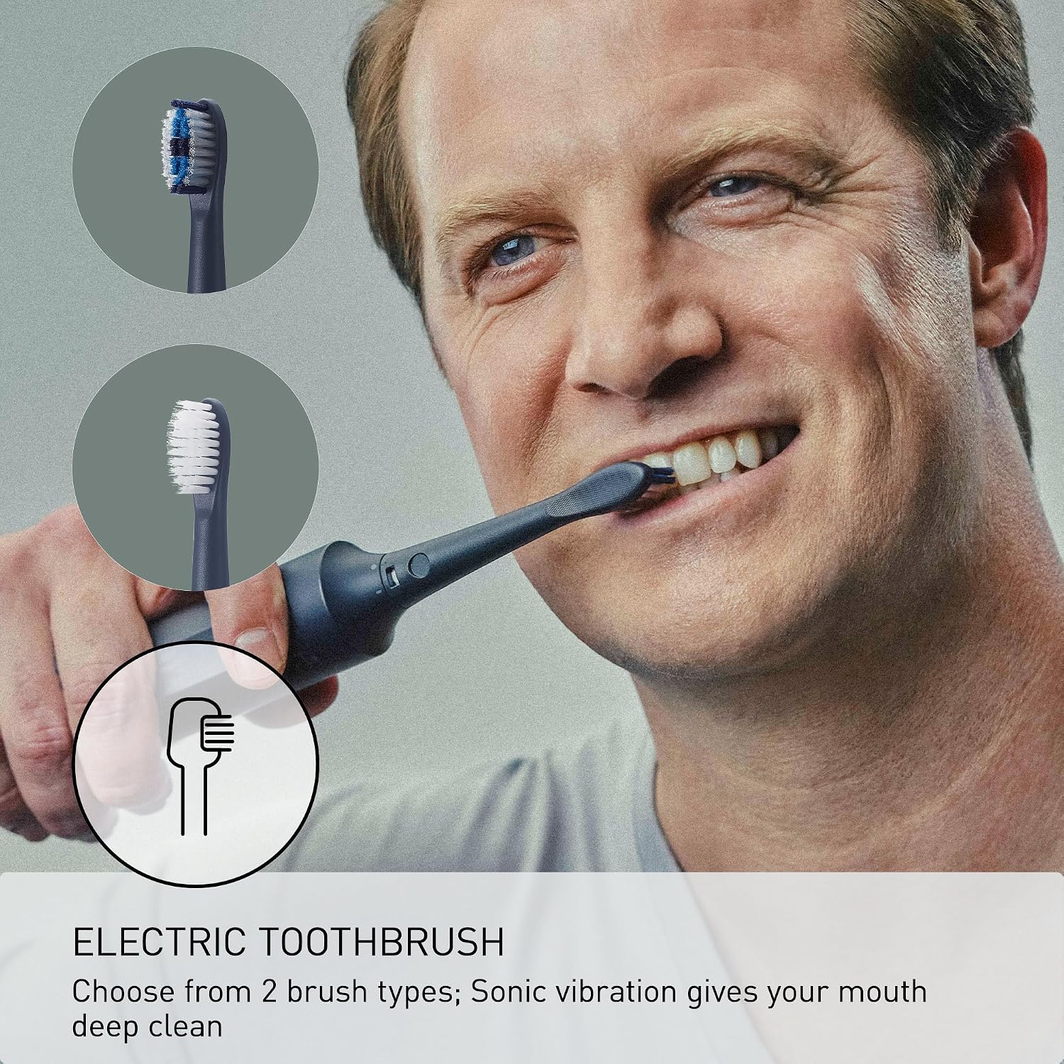 Panasonic MultiShape Clean Cut Shaver Kit with 3-Blade Men's Electric Shaver, Nose Hair Trimmer and Electric Toothbrush, Wet/Dry, Easy-Clean Customizable Grooming Kit - ER-CLEANCUT
