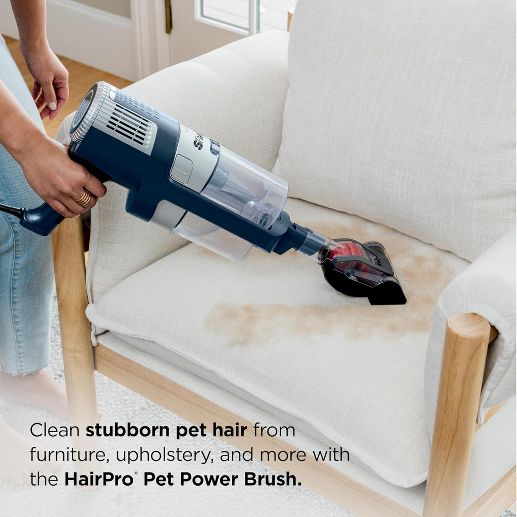 Shark HZ3002 Stratos Ultralight Corded Stick Vacuum with DuoClean PowerFins HairPro, Self-Cleaning Brushroll, & Odor Neutralizer Technology, Navy
