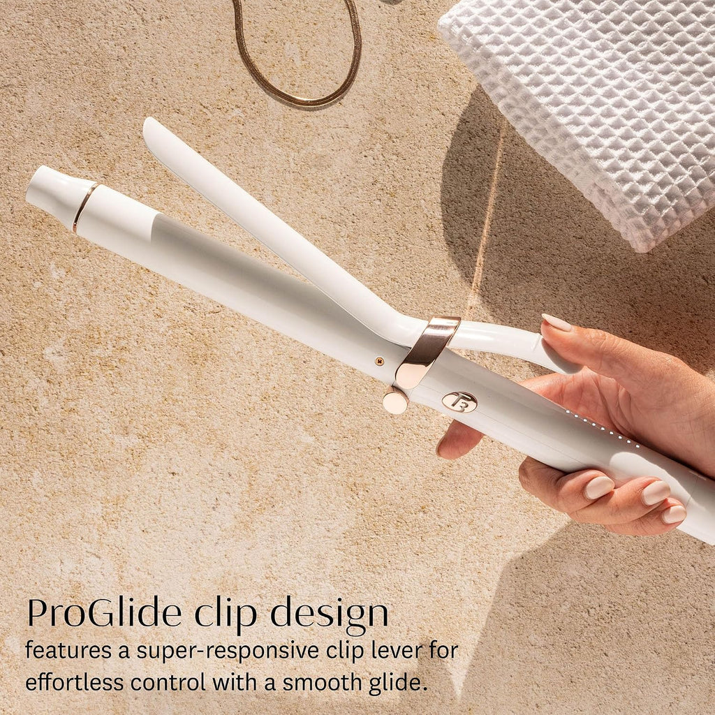 T3 SinglePass Curl X Extra-Long Barrel 1', 1.25', 1.5' Curling Iron with 9 Heat Settings and Ceramic Barrel for Fast Styling and Lasting Results on All Hair Types