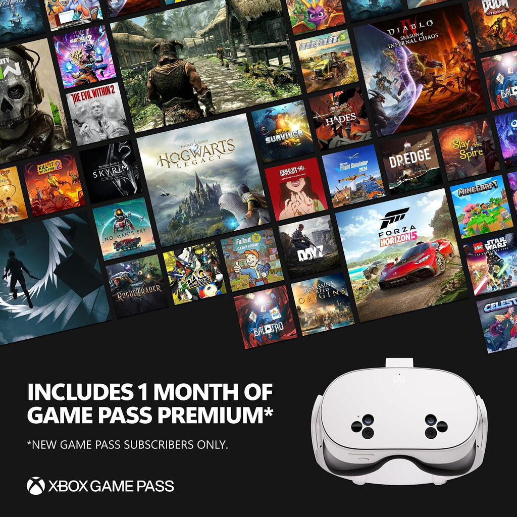 Meta Quest 3S 128GB | VR Headset — Thirty-Three Percent More Memory — 2X Graphical Processing Power — Access to 200+ Games with a Trial of Xbox Game Pass Included