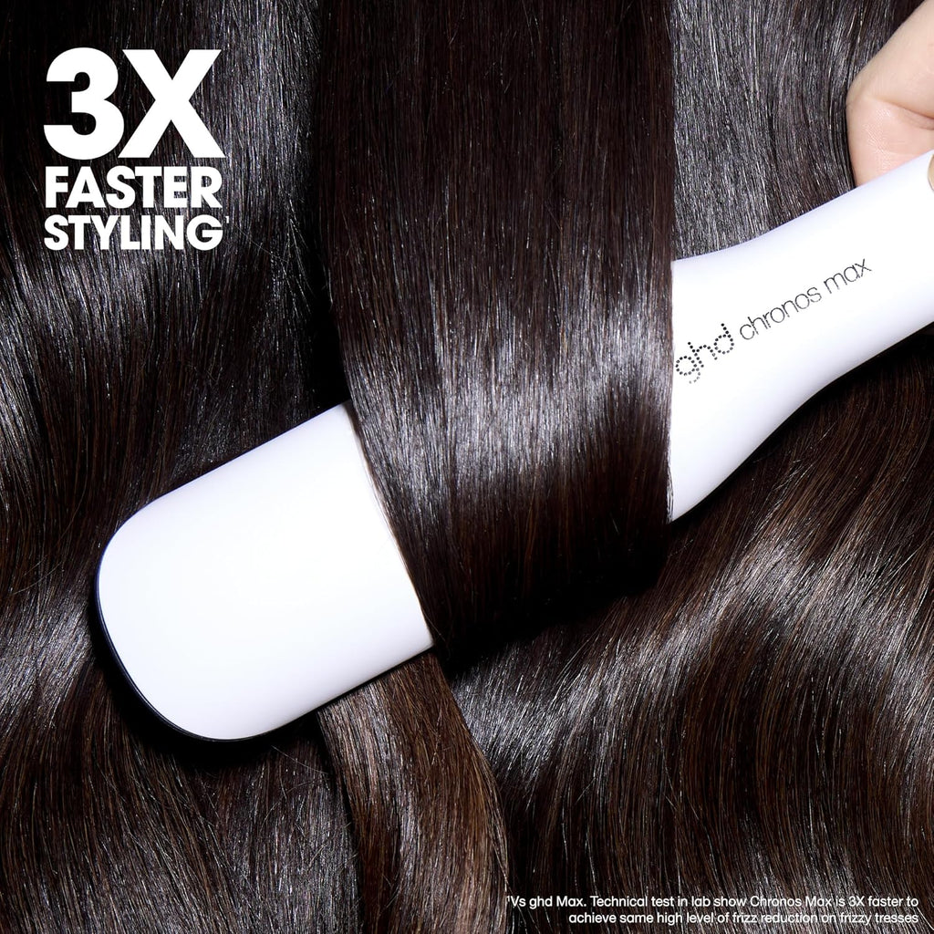 ghd Chronos & Chronos Max Stylers -1' and 2' Professional Flat Iron Hair Straighteners|3X Faster Styling|More Shine,Less Frizz & 3X Straighter in One Stroke,Results that Last 24hrs|85% More Shine