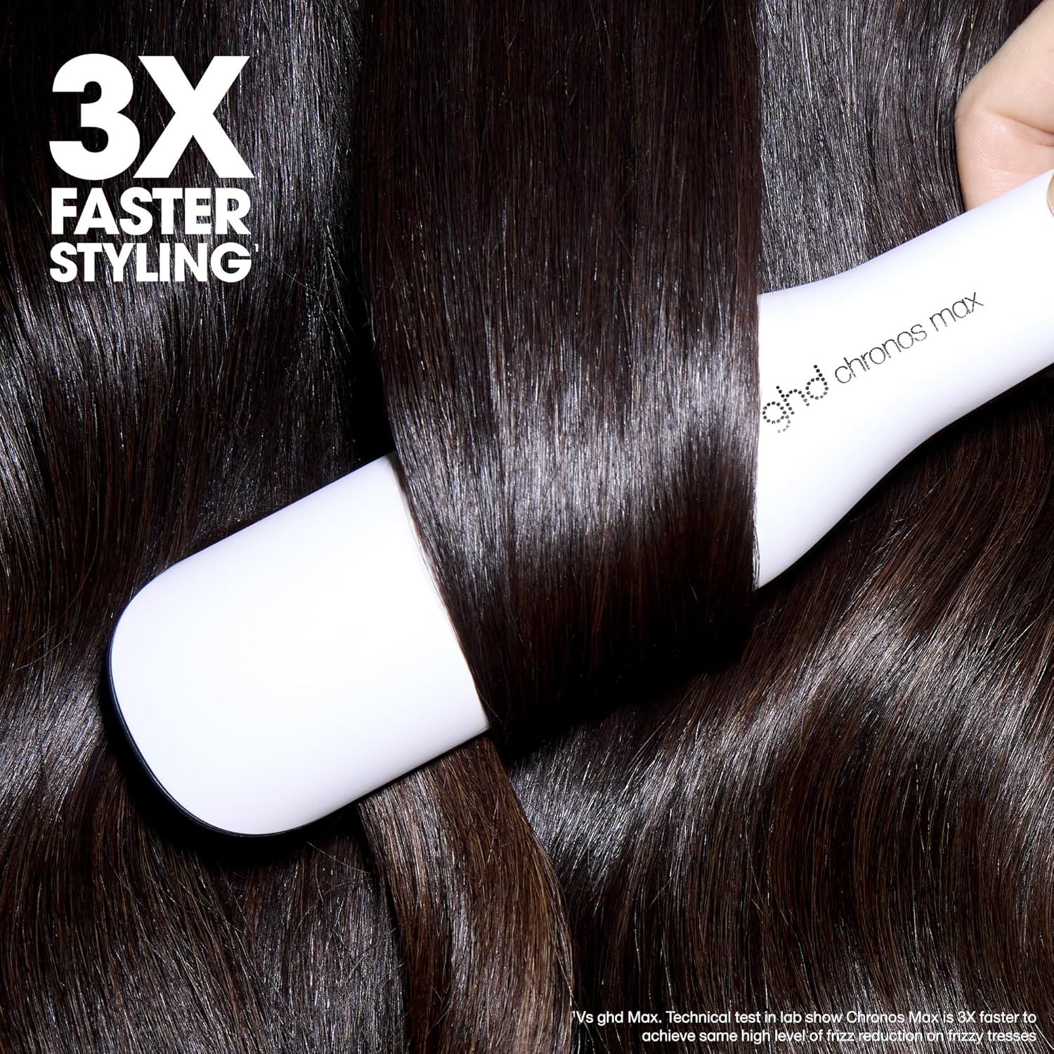 ghd Chronos & Chronos Max Stylers -1' and 2' Professional Flat Iron Hair Straighteners|3X Faster Styling|More Shine,Less Frizz & 3X Straighter in One Stroke,Results that Last 24hrs|85% More Shine