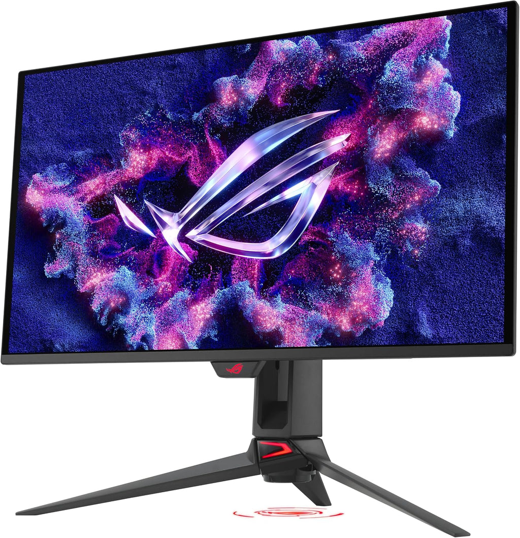 ASUS ROG Swift 27' 4K QD-OLED Gaming Monitor (PG27UCDM) - 240Hz, 0.03ms, Custom Heatsink, Neo Proximity Sensor, G-SYNC Compatible, 99% DCI-P3, True 10-bit color, DisplayPort 2.1a UHBR20, 3 yr warranty