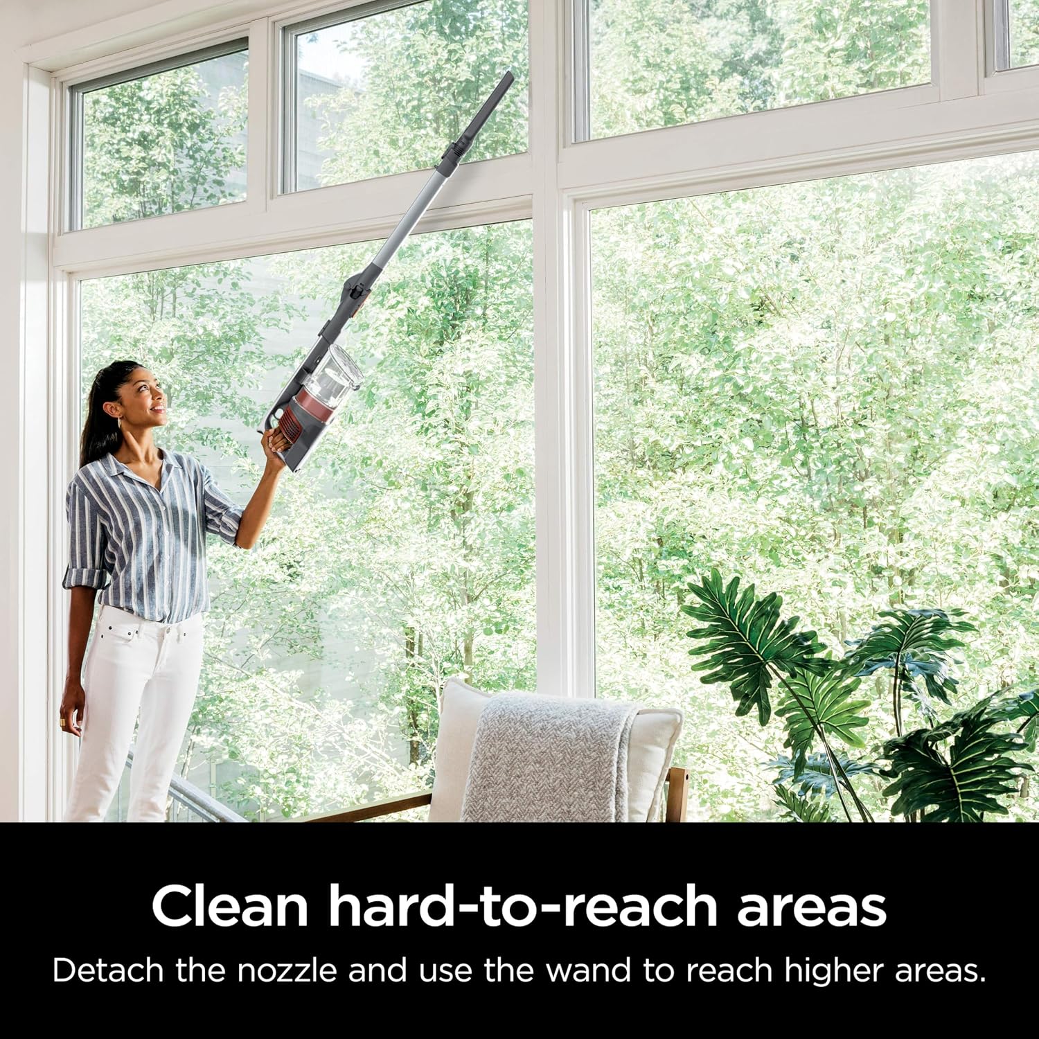 Shark Pet Pro Cordless Stick Vacuum with MultiFLEX, HEPA Filter, Lightweight, Powerful Suction, 40min Runtime, Removable Hand Vacuum, Includes Crevice Tool & Dusting Brush, UZ351H (Renewed)