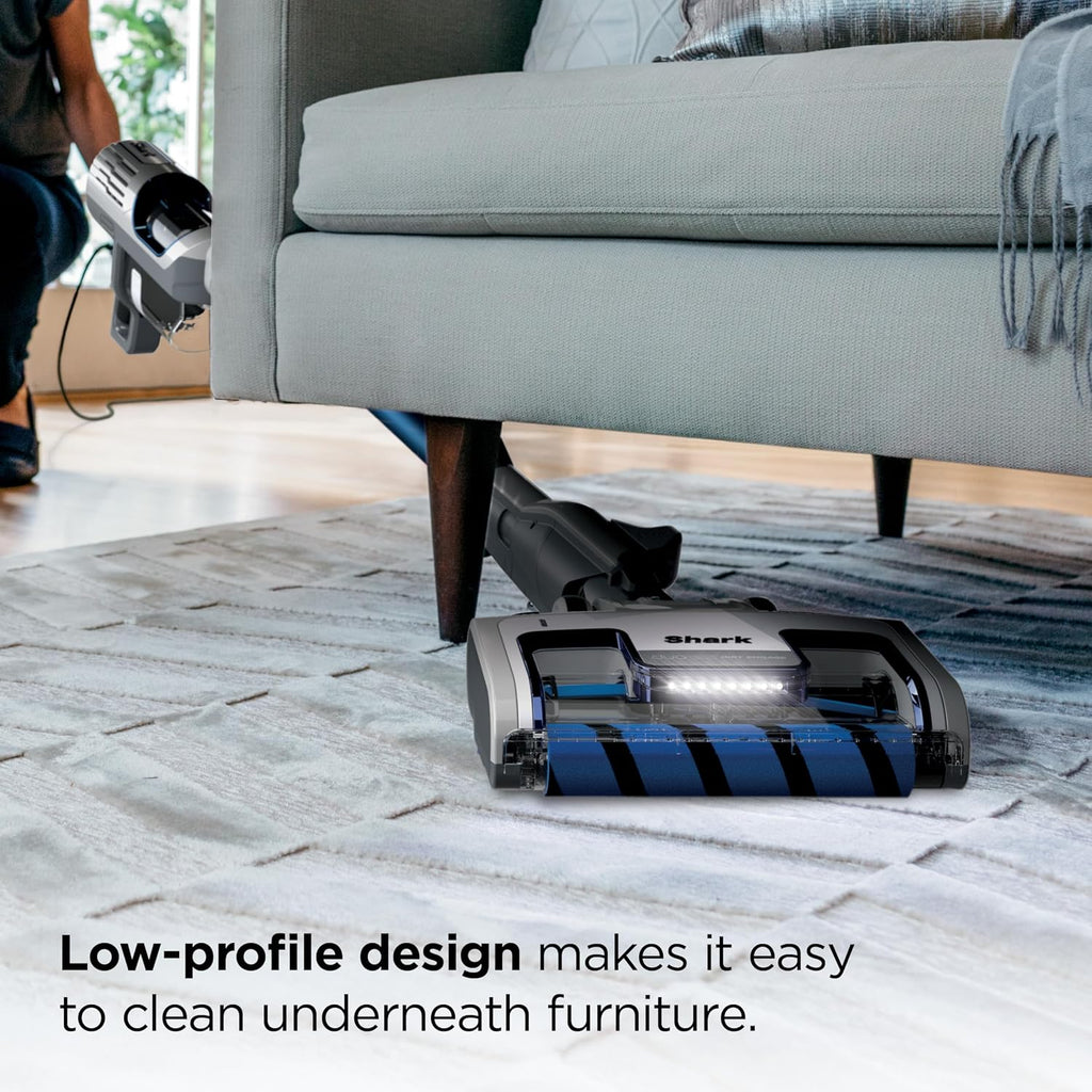 Shark | Corded Stick Vacuum Cleaner | Vertex Ultralight | Removable Handheld Vacuum | Pet Hair Vacuum for Carpet and Hard Floor | Powerful Suction | No Hair Wrap | 3 Attachments Included | HZ2002