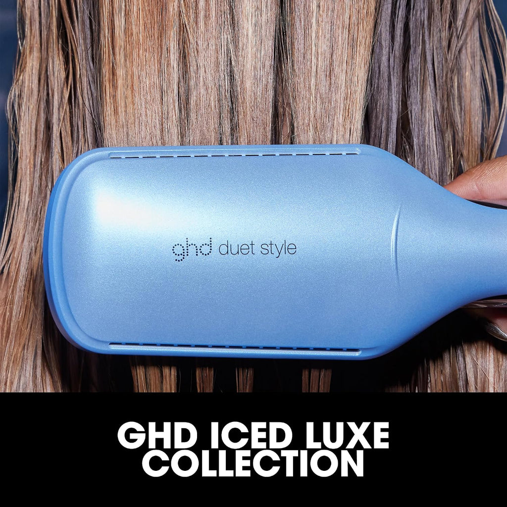 ghd Duet Style - 2-in-1 Flat Iron Hair Straightener + Hair Dryer in One Tool | Transform Hair from Wet to Styled with No Heat Damage | Blow Dry with No Fizz | 2X More Shine