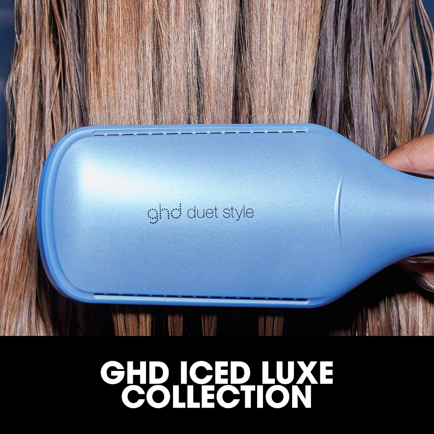 ghd Duet Style - 2-in-1 Flat Iron Hair Straightener + Hair Dryer in One Tool | Transform Hair from Wet to Styled with No Heat Damage | Blow Dry with No Fizz | 2X More Shine