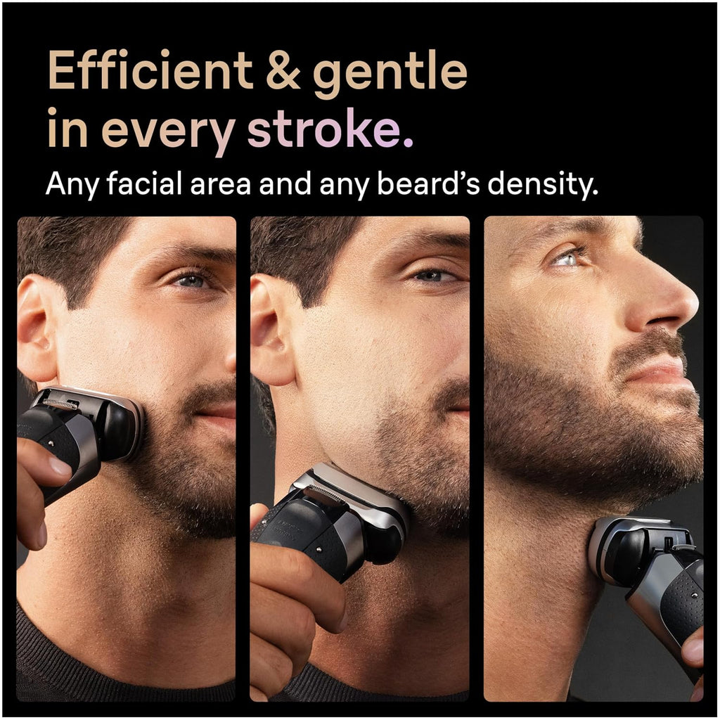 Braun Electric Razor for Men Series 9 PRO+ Electric Foil Shaver with Precision Trimmer and 6in1 SmartCare Center, Silver, 9667cc