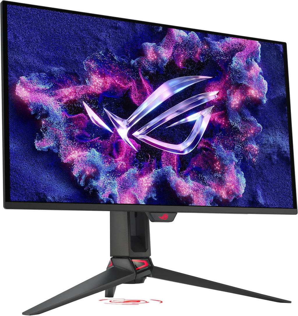 ASUS ROG Swift 27' 4K QD-OLED Gaming Monitor (PG27UCDM) - 240Hz, 0.03ms, Custom Heatsink, Neo Proximity Sensor, G-SYNC Compatible, 99% DCI-P3, True 10-bit color, DisplayPort 2.1a UHBR20, 3 yr warranty