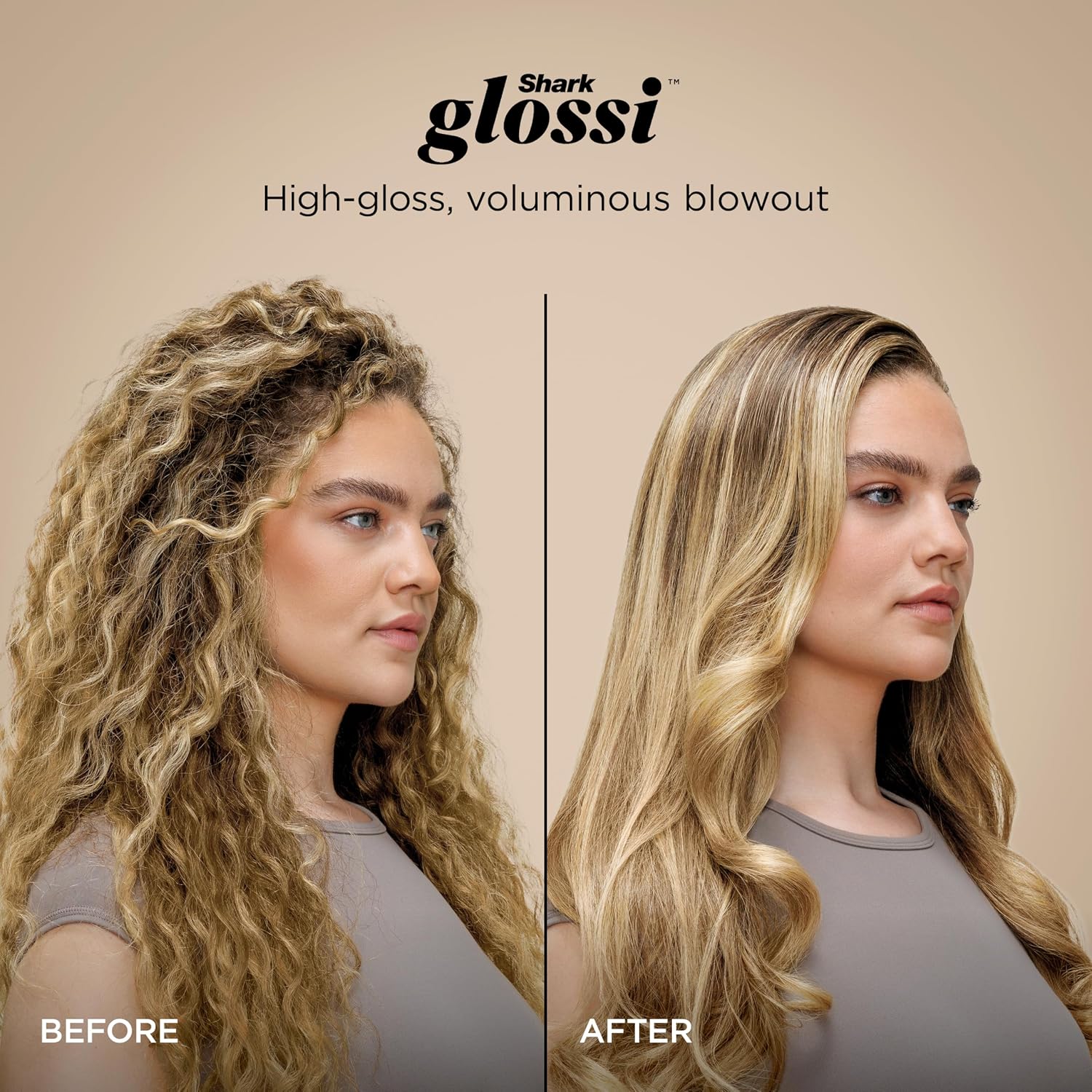 Shark Glam Hot Tool Air Styling Drying System, with Silki Straightener & Glossi Glosser, for Drying, Curling, Straightening & Glossing with Diffuser, Starlight Dream, HD6042SPL